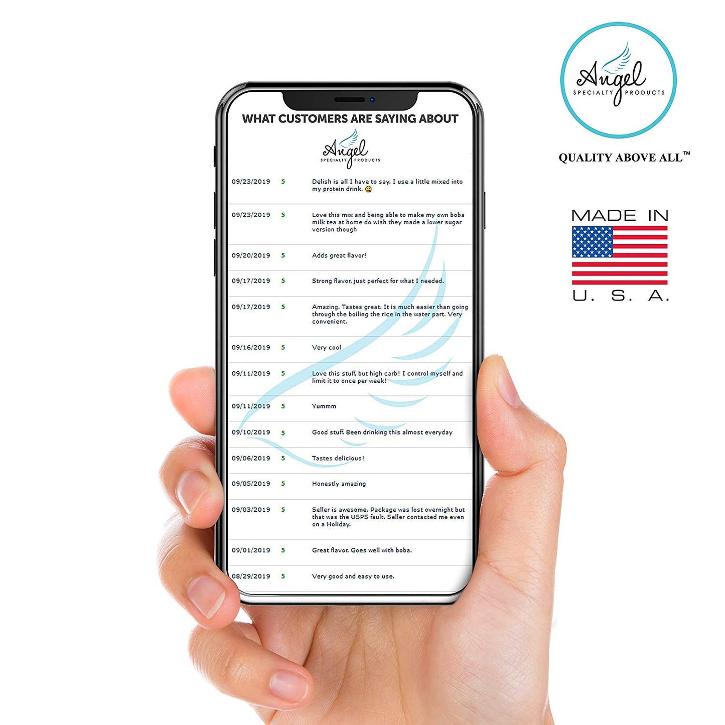 Angel Specialty Products, Blended Ice Coffee, Frappe Powder Mix, Chocolate Mint [3 LB] [34 Servings]