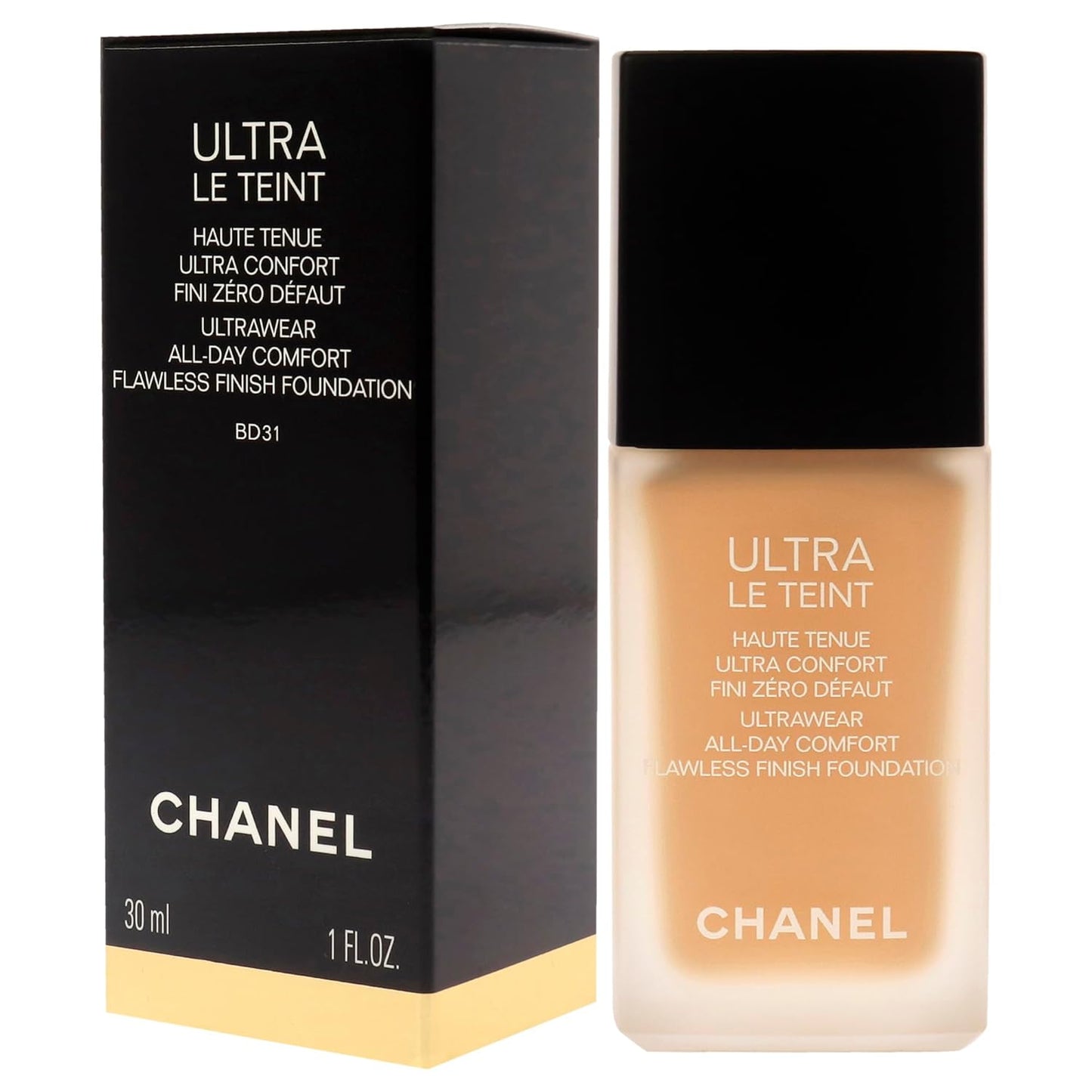 CHANEL Ultra Le Teint Ultrawear Flawless Foundation - BD31 Medium Golden for Women - 1 oz Foundation