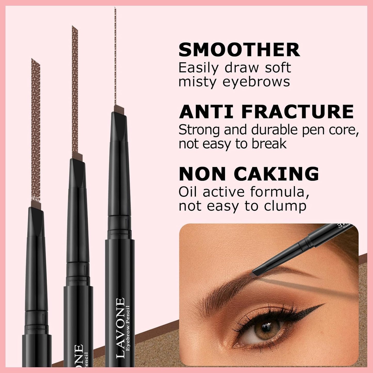 Eyebrow Color Kit with Brow Color & Eyebrow Pencil, 2-in-1 Natural Effects Eyebrow Makeup Set, Easy & Safe to Use 10ml - Medium Brown
