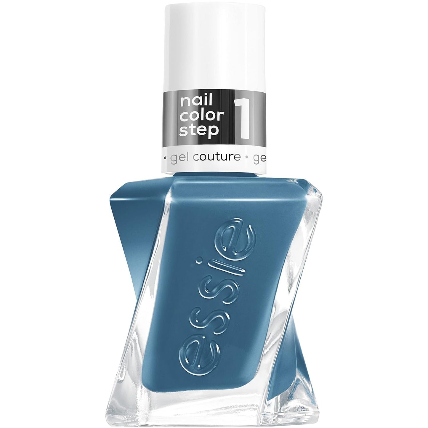 essie gel couture, Long-Lasting Nail Polish, 8-free Vegan, Fashion Freedom, Blue, Cut Loose, 0.46 fl oz