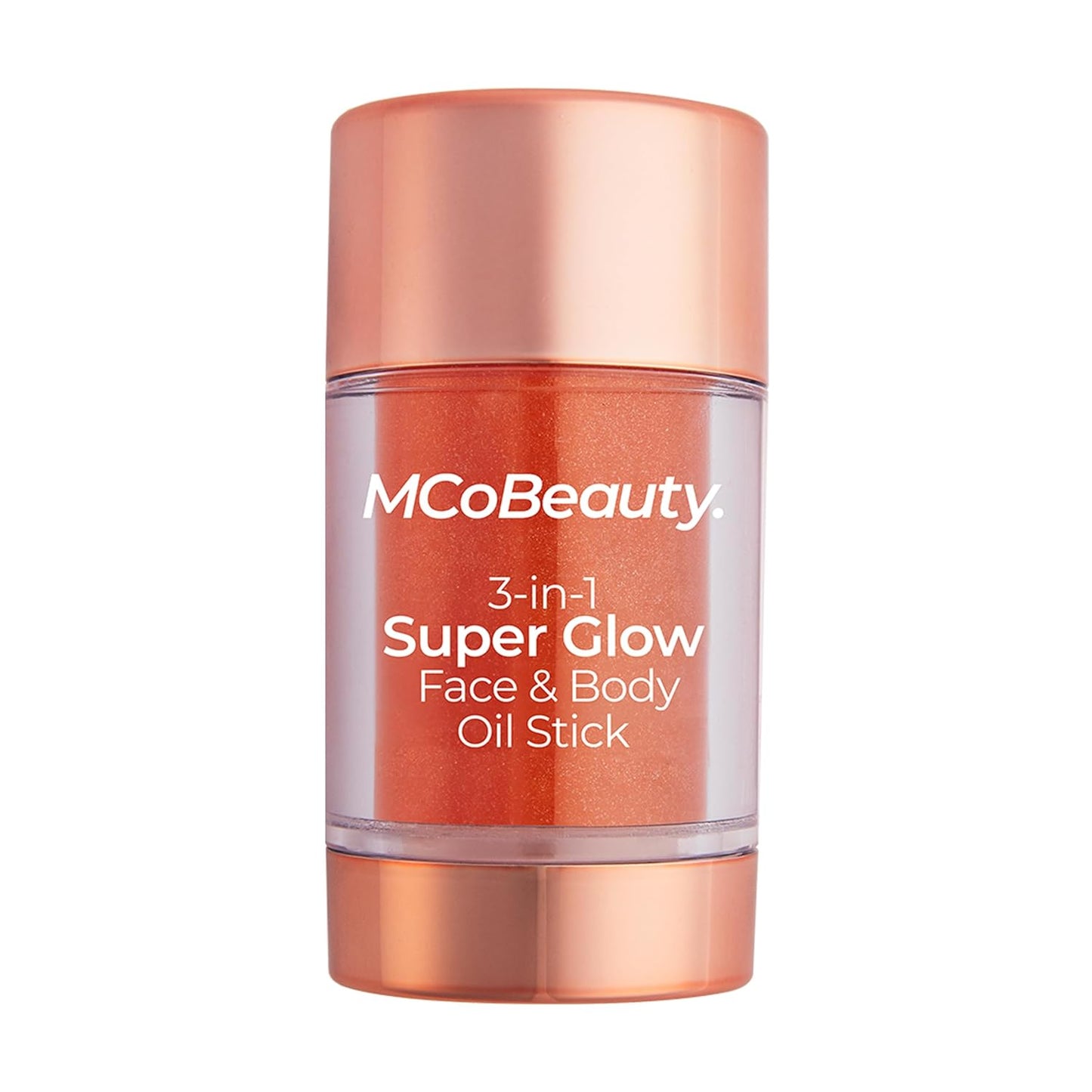 MCoBeauty 3-in-1 Super Glow Face & Body Oil Stick, Bronze, Long Wearing and Non-Sticky, Vegan, Cruelty Free Cosmetics