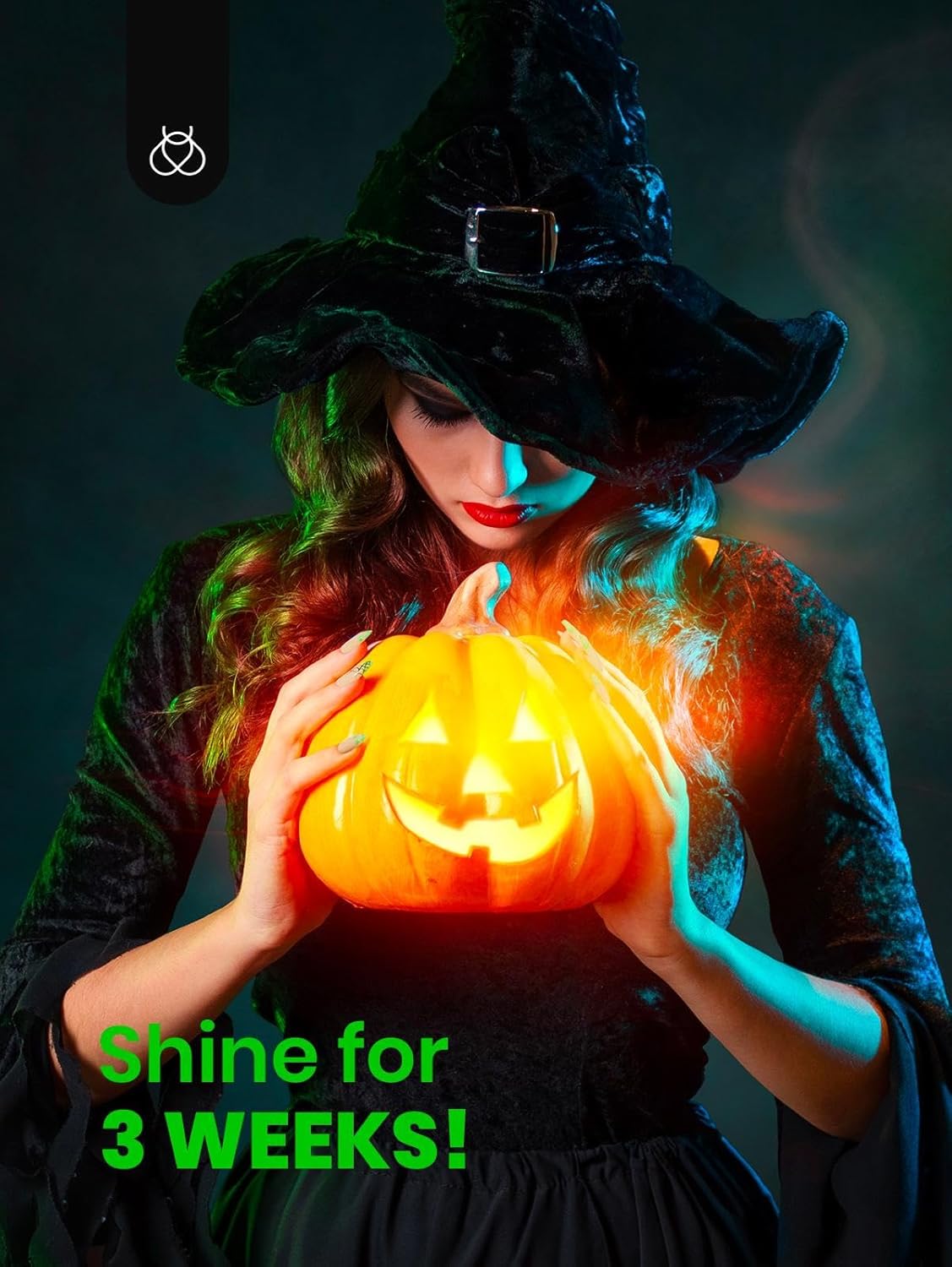 Beetles Halloween Gel Nail Polish, Luminous Green Glow in the Dark Gel Nail Polish Soak off Uv Led Nail Lamp Halloween Nail Art Manicure Salon DIY Home 0.5Oz