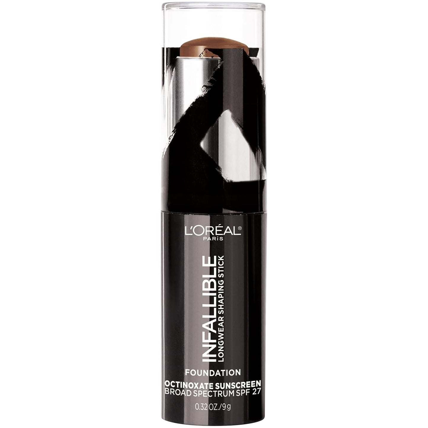 L'Oreal Paris Makeup Infallible Longwear Shaping Stick Foundation, 412 Espresso, 1 Tube, 0.32 Ounce
