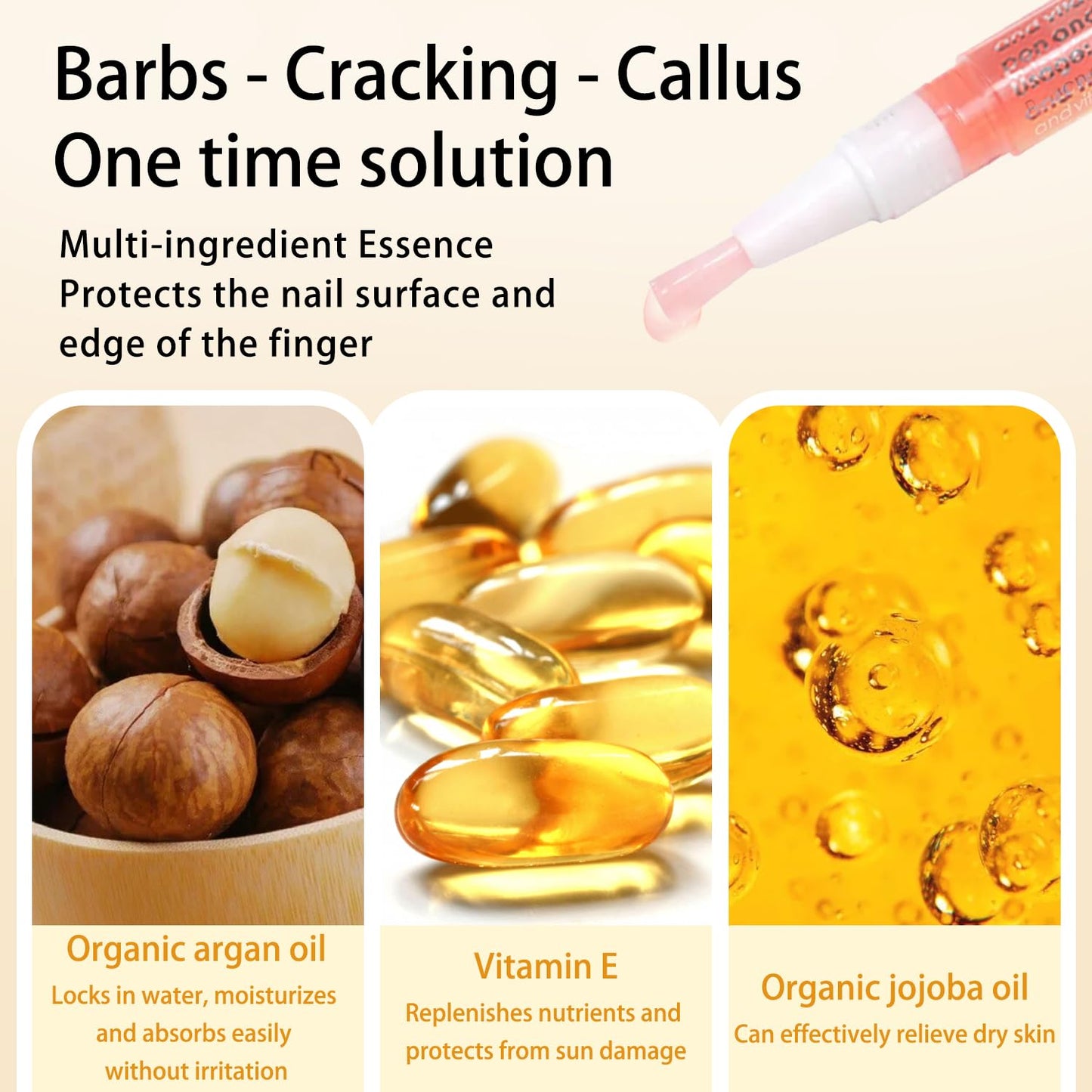 28PCS Cuticle Oil Pen Sweet Almond Nail Growth Serum and Repair Treatment Hydrating Oil for Dry Cuticles and Skin Cuticle Buddy Revitalize Nails with Radiant Cosmetics' Nail Growth Oil