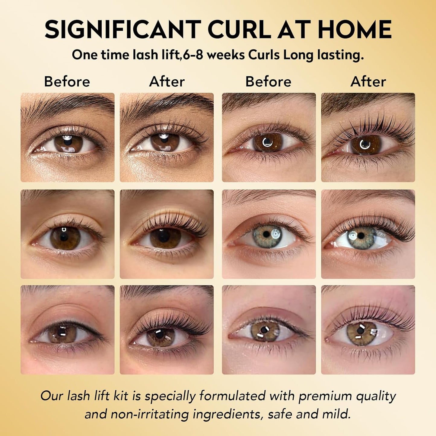 Lash Lift Kit & Brow Lamination Kit Professional Eyelash Perm Kit Semi-Permanent Lash Curling Perming With Detail Instruction Easy For Beginner Achieve Salon-Quality Lash Lift At Home