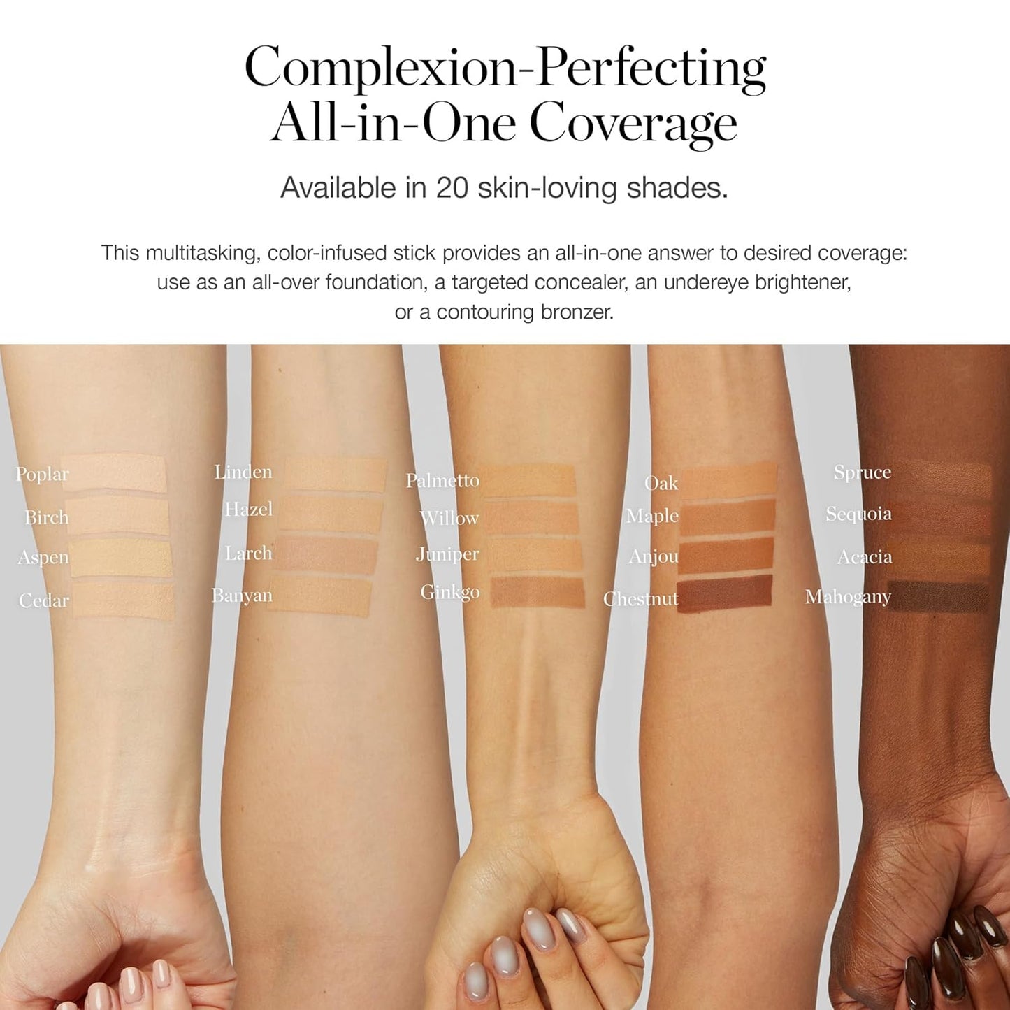 Ogee Sculpted Complexion Foundation Stick (Juniper 3.75W - Medium Light Tan, Olive Undertones) Full Coverage Foundation Makeup - Instantly Balance & Even Complexion - 70% Organic Ingredients