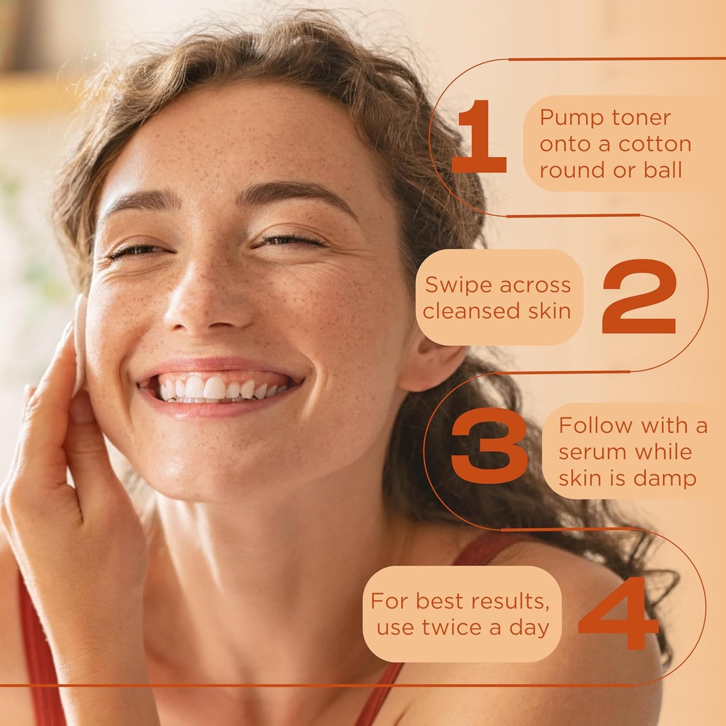 InstaNatural Vitamin C Face Toner, Brightens, Balances pH and Reduces Signs of Aging, Fine Lines and Wrinkles, with Witch Hazel, Lavender and Geranium Oils, 4 Fl Oz