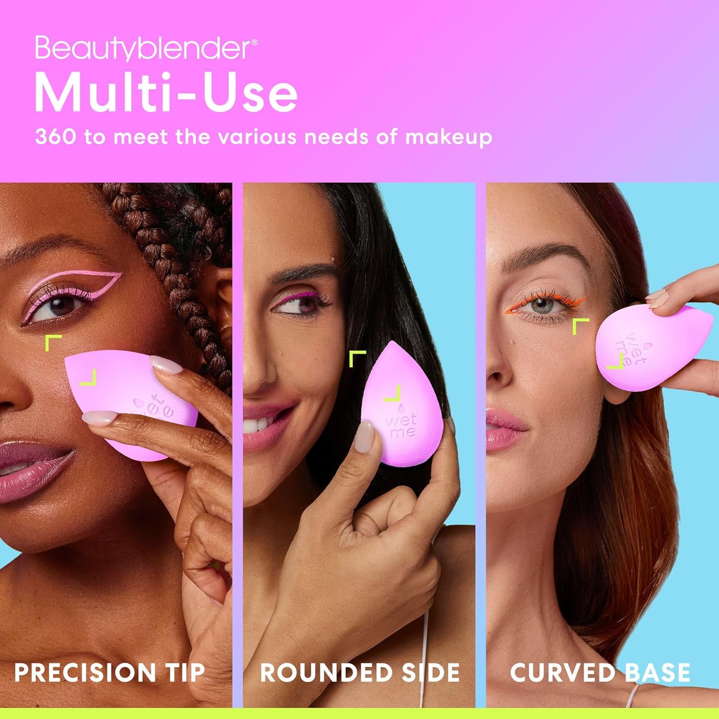 Beautyblender® | Wave Color Changing Blender Makeup Sponge | Blend Liquid Foundations, Powders and Creams | Streak Free Application | Vegan, Cruelty Free | Made in USA