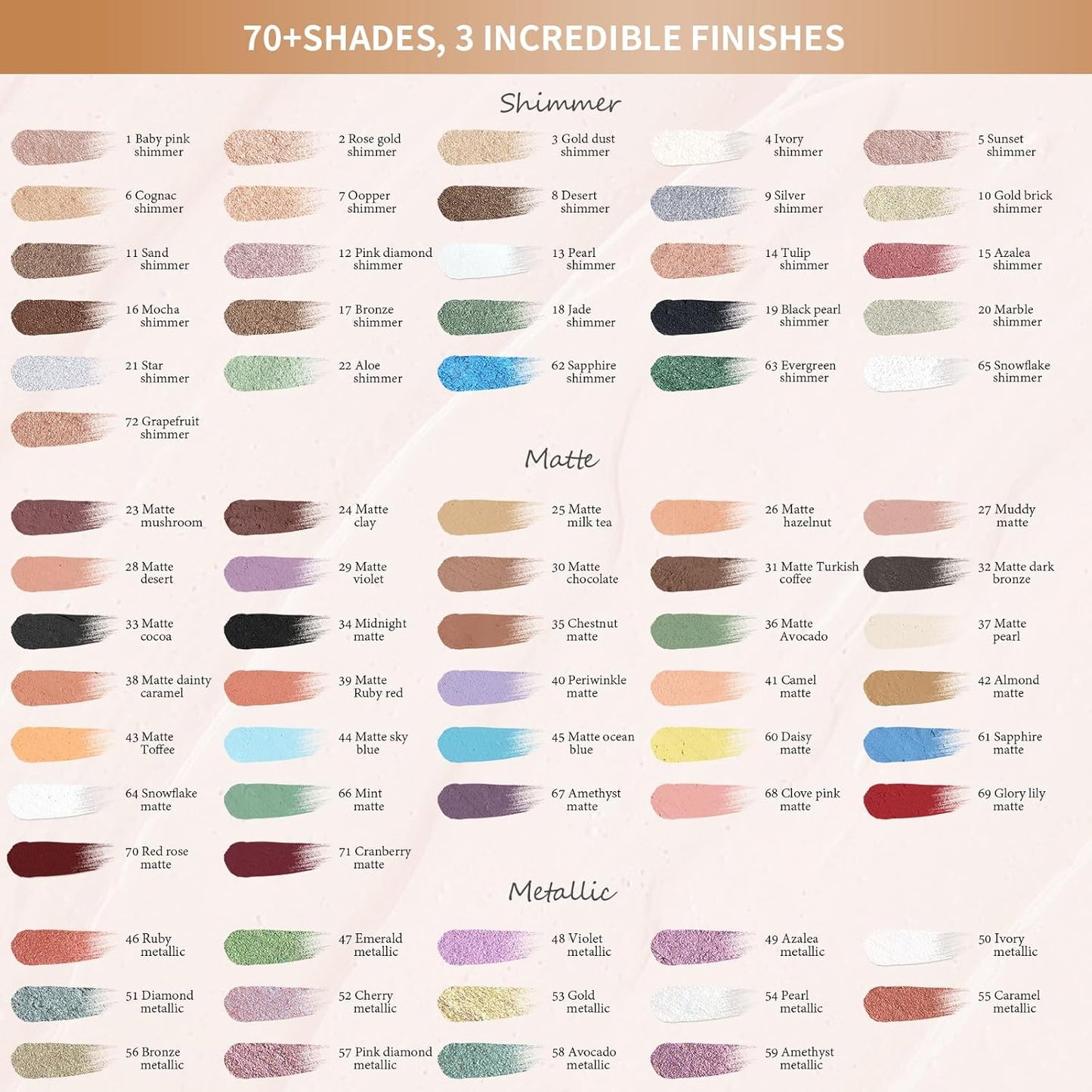 Cream Waterproof Hypoallergenic Eyeshadow Stick, long wear Metallic Glitter Matte Eye Shadow Pencil With Makeup Brush, Eye Brightener, 24 Matte Clay