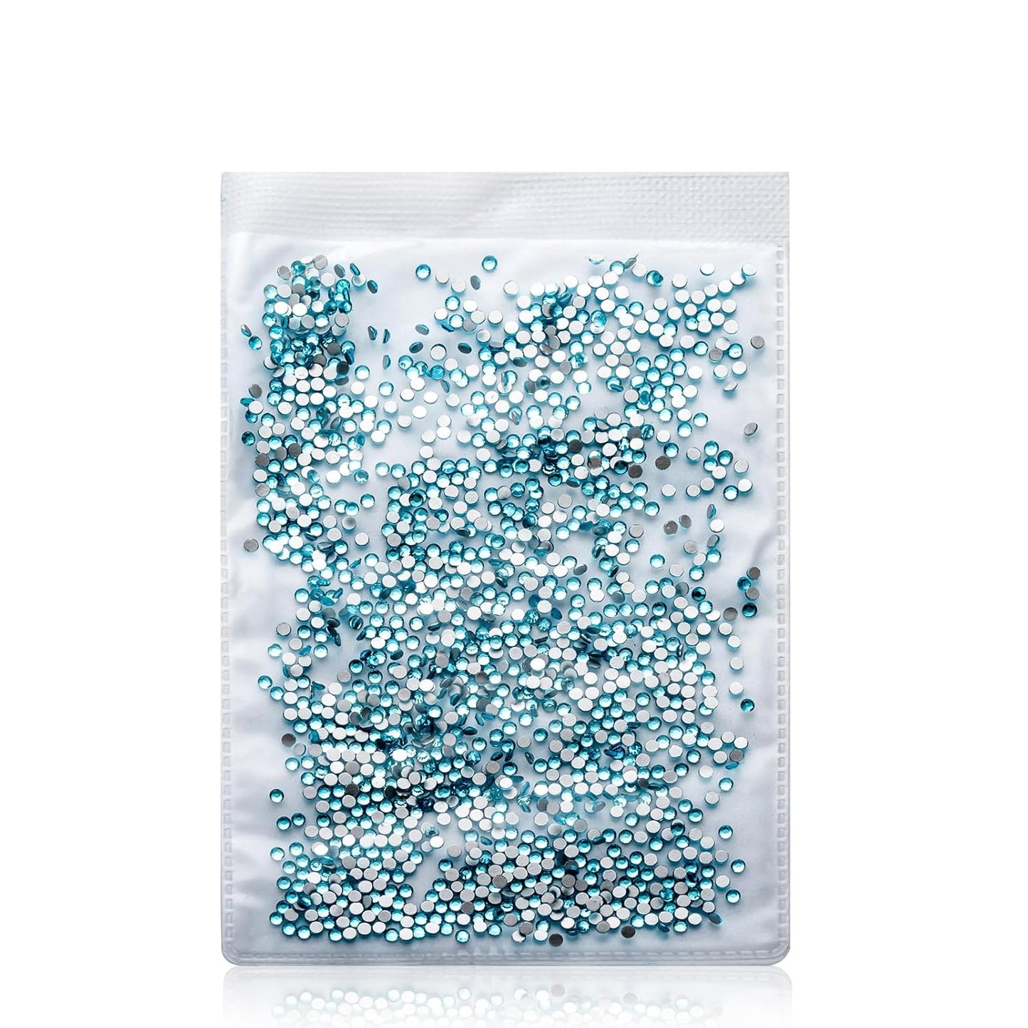 1440Pcs Aquamarine Crystal Rhinestones,Glass Flatback Rhinestones Gemstones Mini for Nail Face Makeup Art Crafts Clothes Decoration - (SS6,2.0mm, Aquamarine)