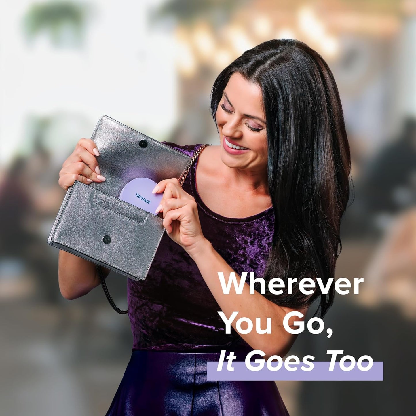 TRUHAIR Root & Scalp Cover Up Pressed Powder Compact, Waterproof, Weightless Hair Coverage & Bald Spot Concealing, Root Touch Up Hair Color for Gray Coverage & Thinning Areas, 0.35 Oz (White)