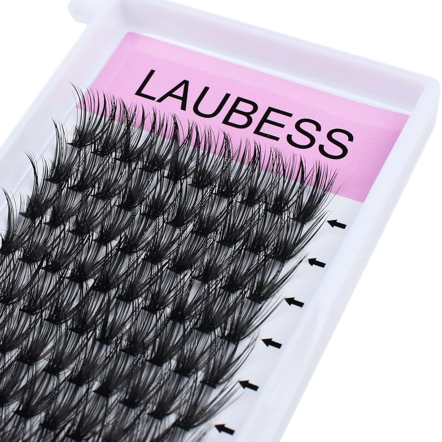 Eyelash Clusters LAUBESS Lash Clusters Individual Lashes Cluster Eyelash Extensions DIY at Home Waterproof Cluster Lashes (40D-C-Mix9-16)