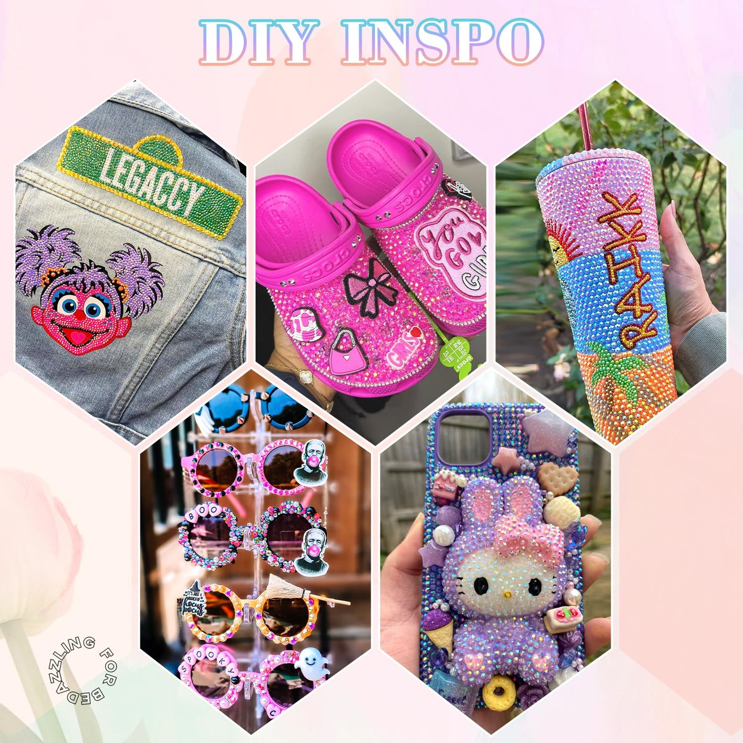 12600Pcs Resin Rhinestones for Bedazzling with B7000 Jewelry Glue, Colorful 4mm Non Hotfix Flatback Gems, Rhinestones for Crafting DIY Crafts Clothing Tumblers Mugs Shoes Fabric Decor Nail Art