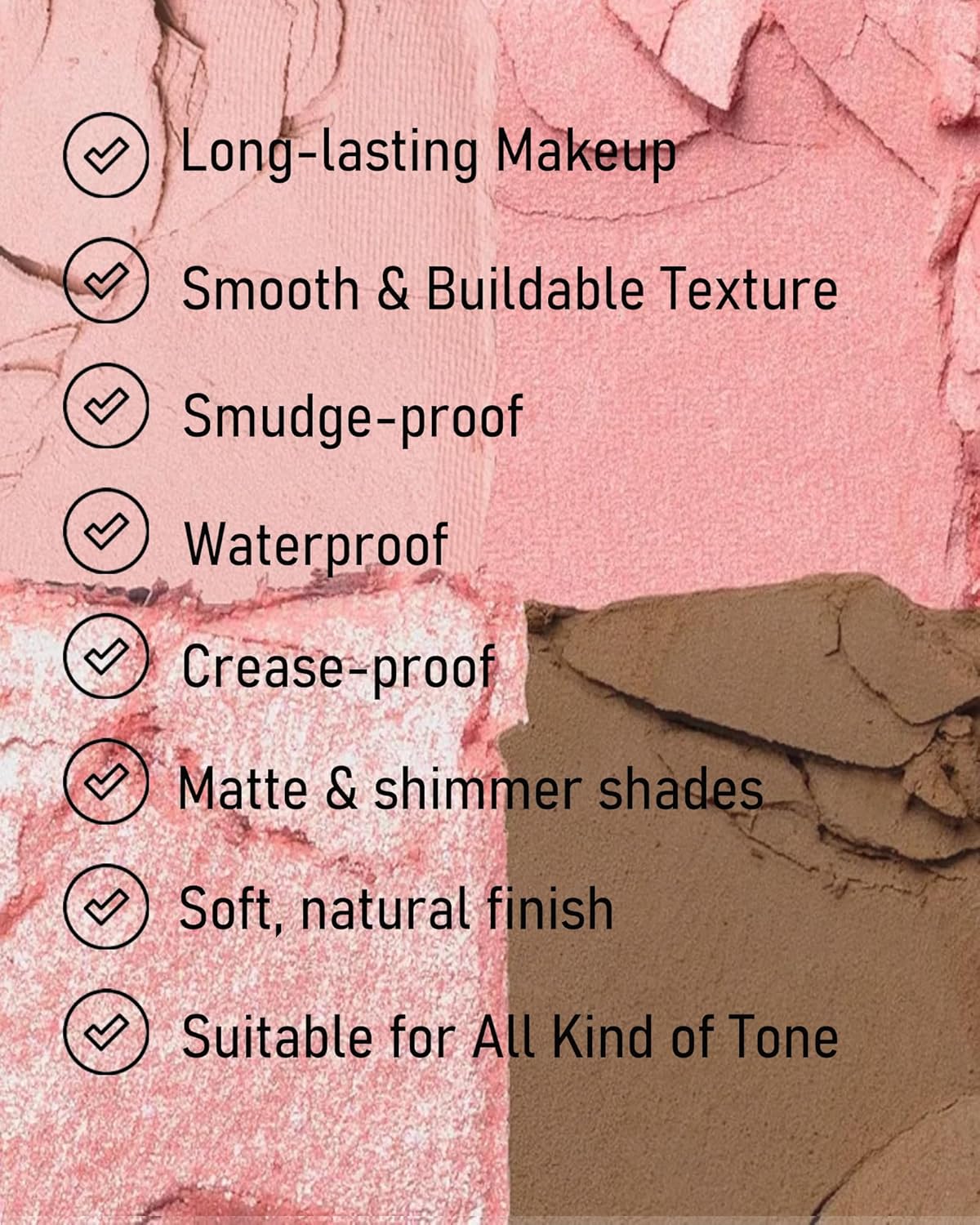 Single Matte Eyeshadow, Light Nude Brown Eye Shadow Palette Makeup for Older Women, High Pigment Waterproof Pressed Eye Shadows Powder with Smooth Lightweight,Blendable for Daily Eye Look-216