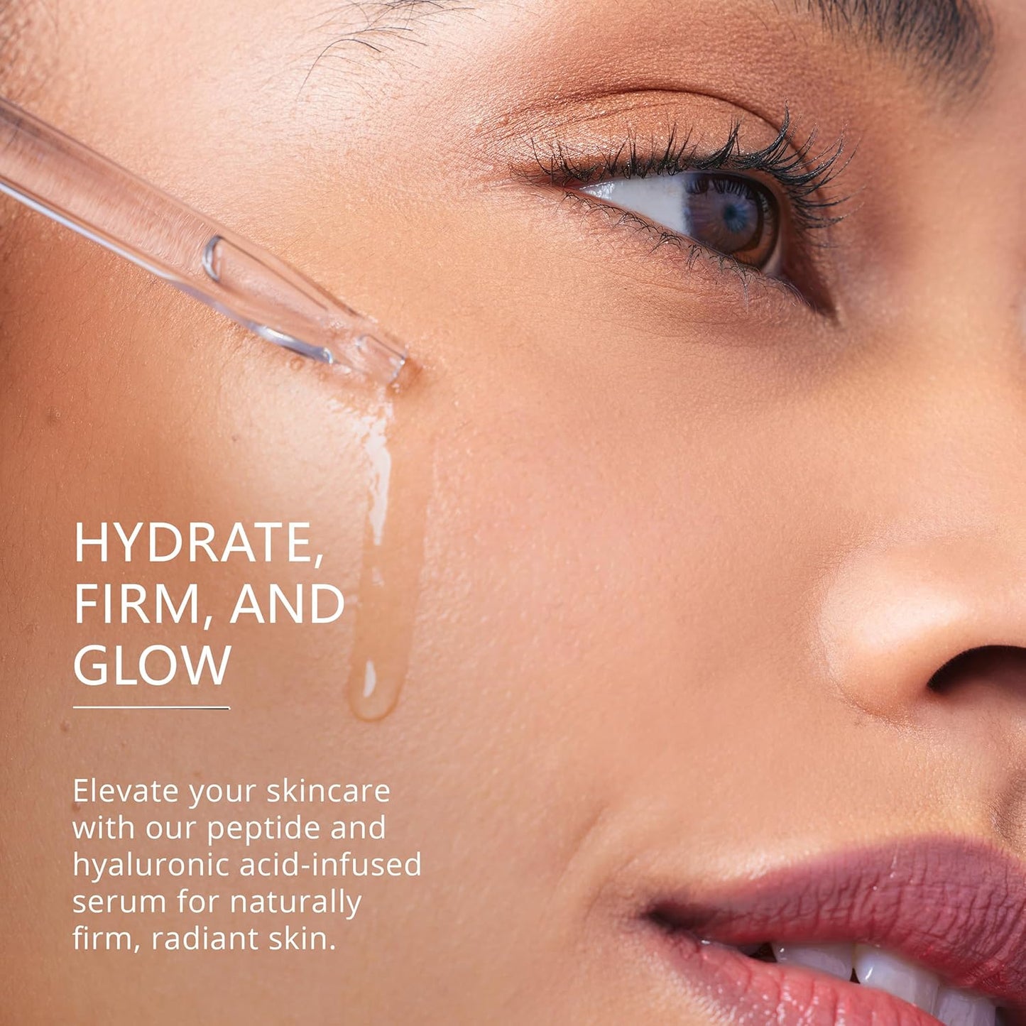 Asterwood Matrixyl 3000 + Argireline Serum for Face - Multi Peptide Serum with Hyaluronic Acid - Anti-Aging, Wrinkle Reducing, Collagen Boosting - Fragrance-Free - 1 Fl Oz