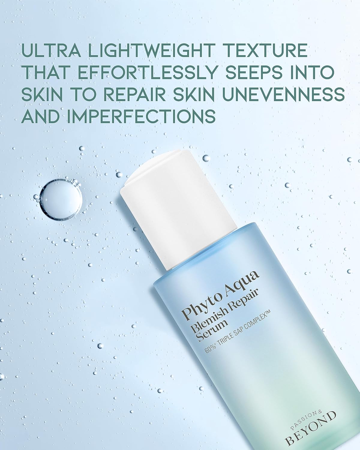 BEYOND Phyto Aqua Repair Face Serum (1.4fl oz) - Vegan Formula Korean Skin Care for Clear & Moisturized Skin, Hyaluronic Acid, Niacinamide