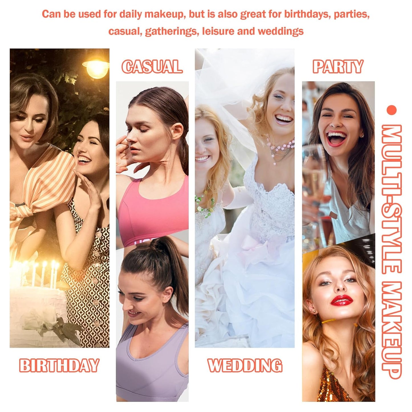 Blush Palette,Shimmer Silky Matte Blush Powder Palette,Professional Cute Face Contour Highlighter Blush Palette with Blush Makeup Brush 02