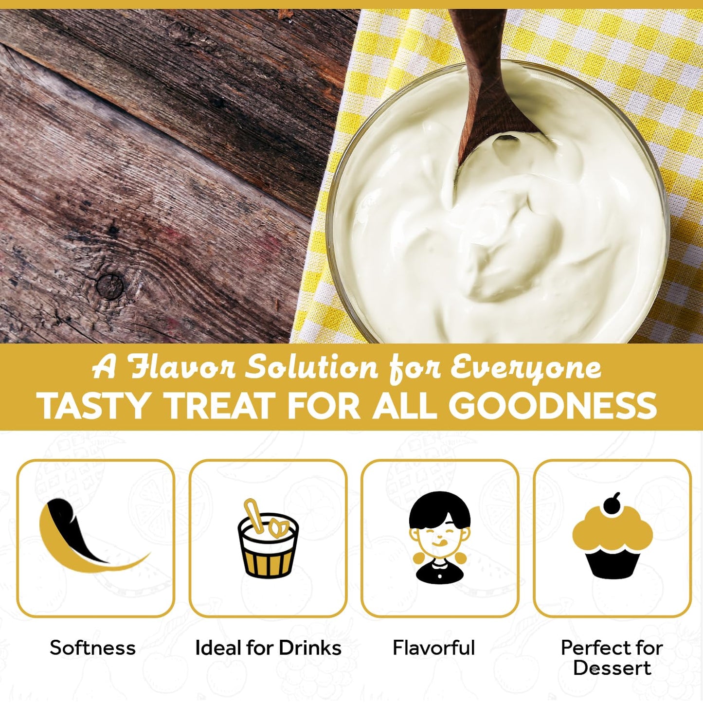 Fanale Premium Sour Cream Bubble Tea Flavoring Powder | Perfect for Baking, Smoothies, Desserts and Drinks | Instant Flavoring Powder for Boba Milk Tea - 2.2 Pounds (Pack of 1)