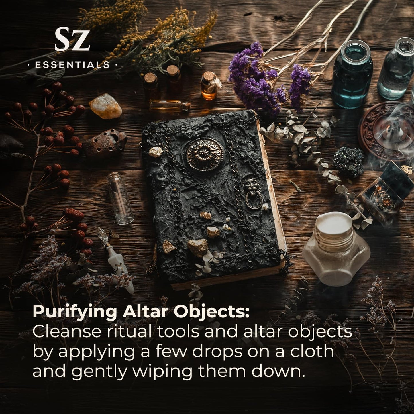 Evil Eye Protection Pure Essential Oil Blend - All-Natural Oils for Spells, Cleansing, Amulets & Rituals - Safeguard Against Negativity Evil & Harm -Therapeutic Grade & Vegan (5ml)