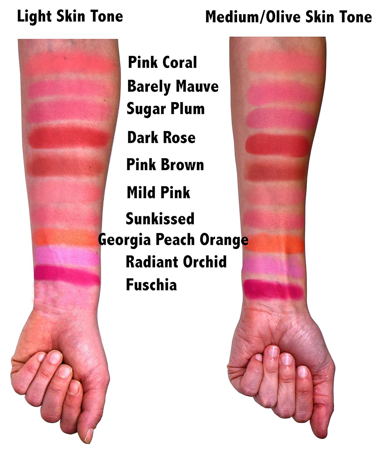 Radiant Orchid Purple Lavender Violet Princess Pink Vegan Blush Pressed Cheek Color Powder, Talc & Paraben Free, No Animal Testing & Cruelty Free