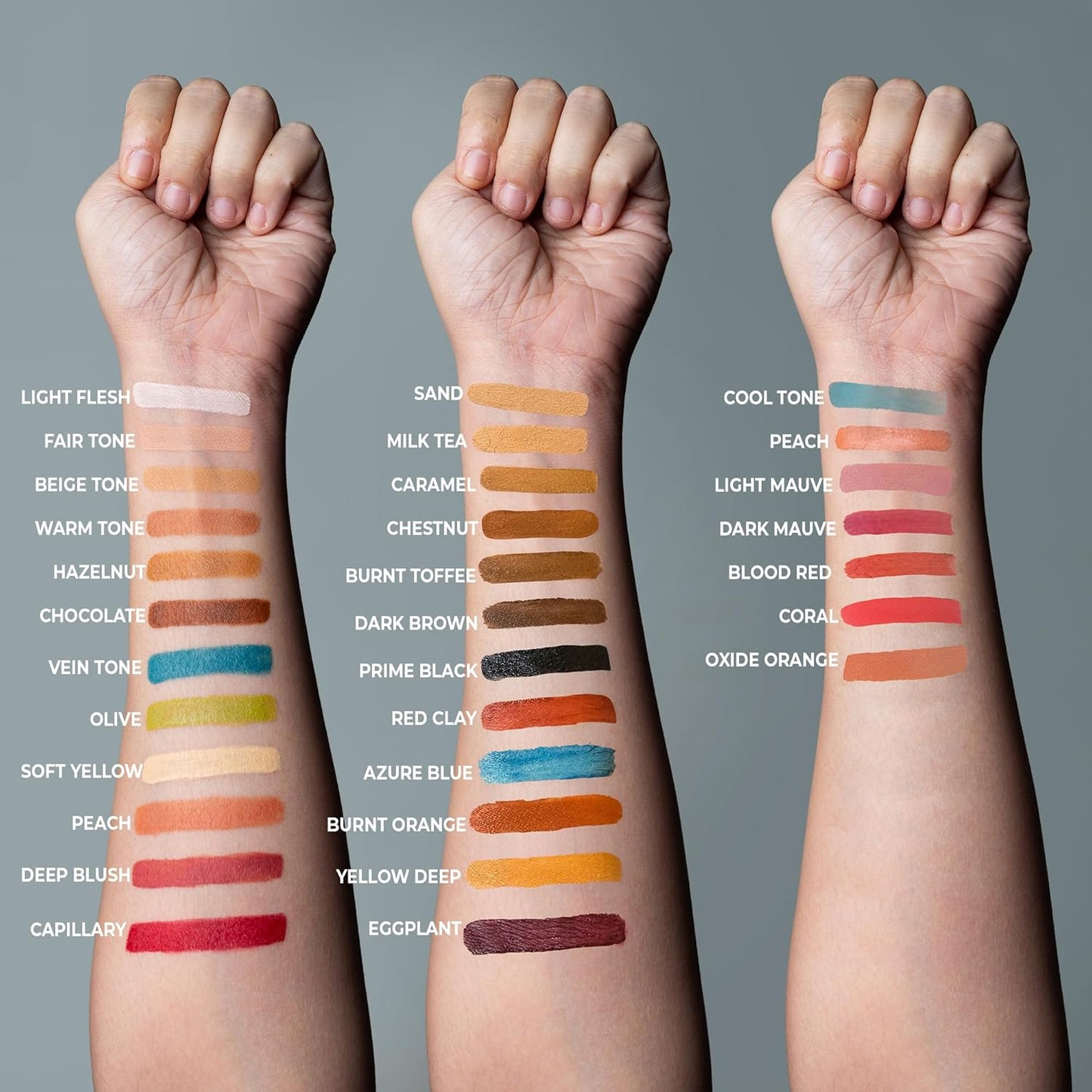 Alcohol Palette Refill Pans - Skin Tones - Light Mauve