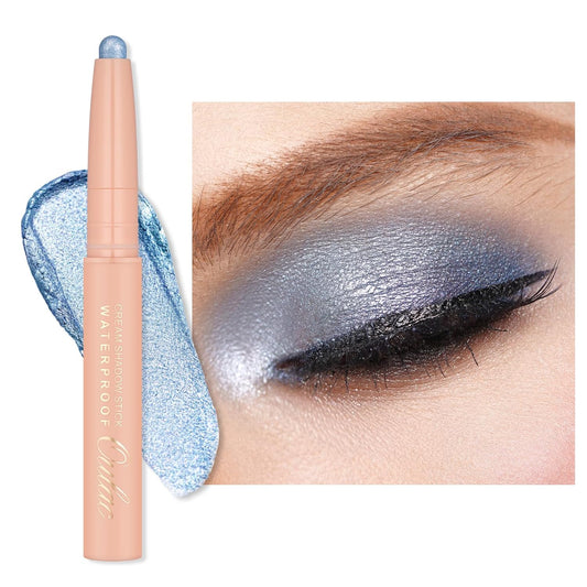 Oulac Waterproof Eye Shadow Stick Smooth and Long Lasting, Shimmering Glitter Finish, Blendable Eyes Makeup, Vegan & Cruelty-Free 3.8g, 18 Careless Whisper