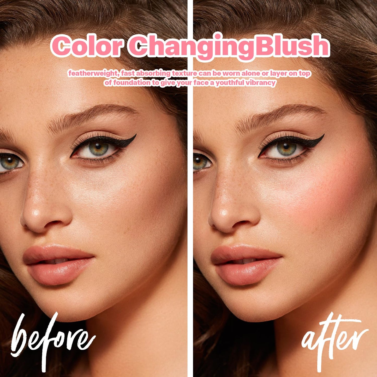 VIOLA HOUSE Color Changing Blusher for Cheeks, Moisturizing Blush Rouge Soft Cream, Lips Balm Multi Use Cream for Cheeks & Lips Glossy (Transparent Red, 55.00 g (Pack of 1))