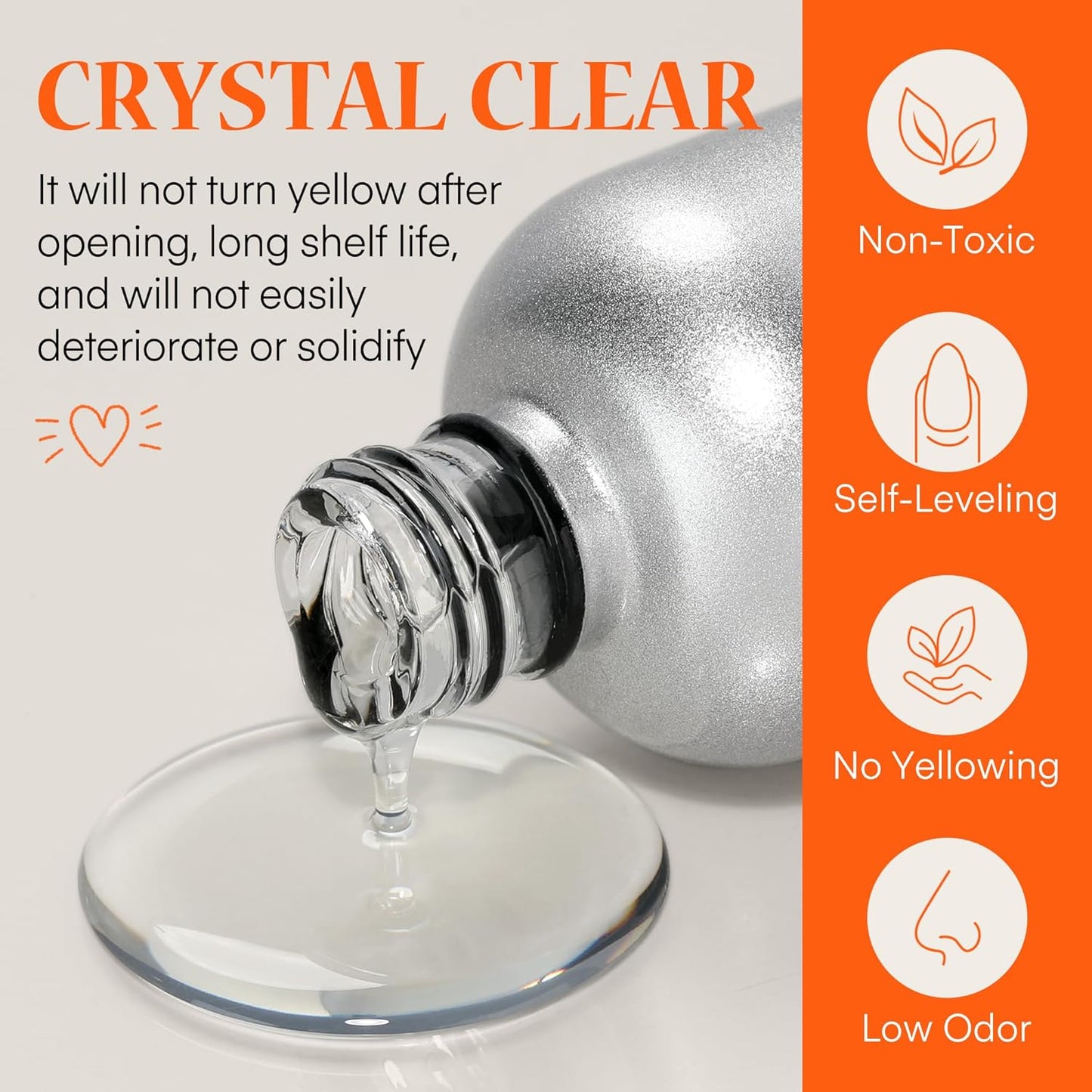 9 in One Nail Glue Gel for Acrylic Nail Tips, Super Strong Long-lasting, Curing Needed U V Extension Glue for Clear Fake Nail Tips, Press ons, Base Gel, 15ml