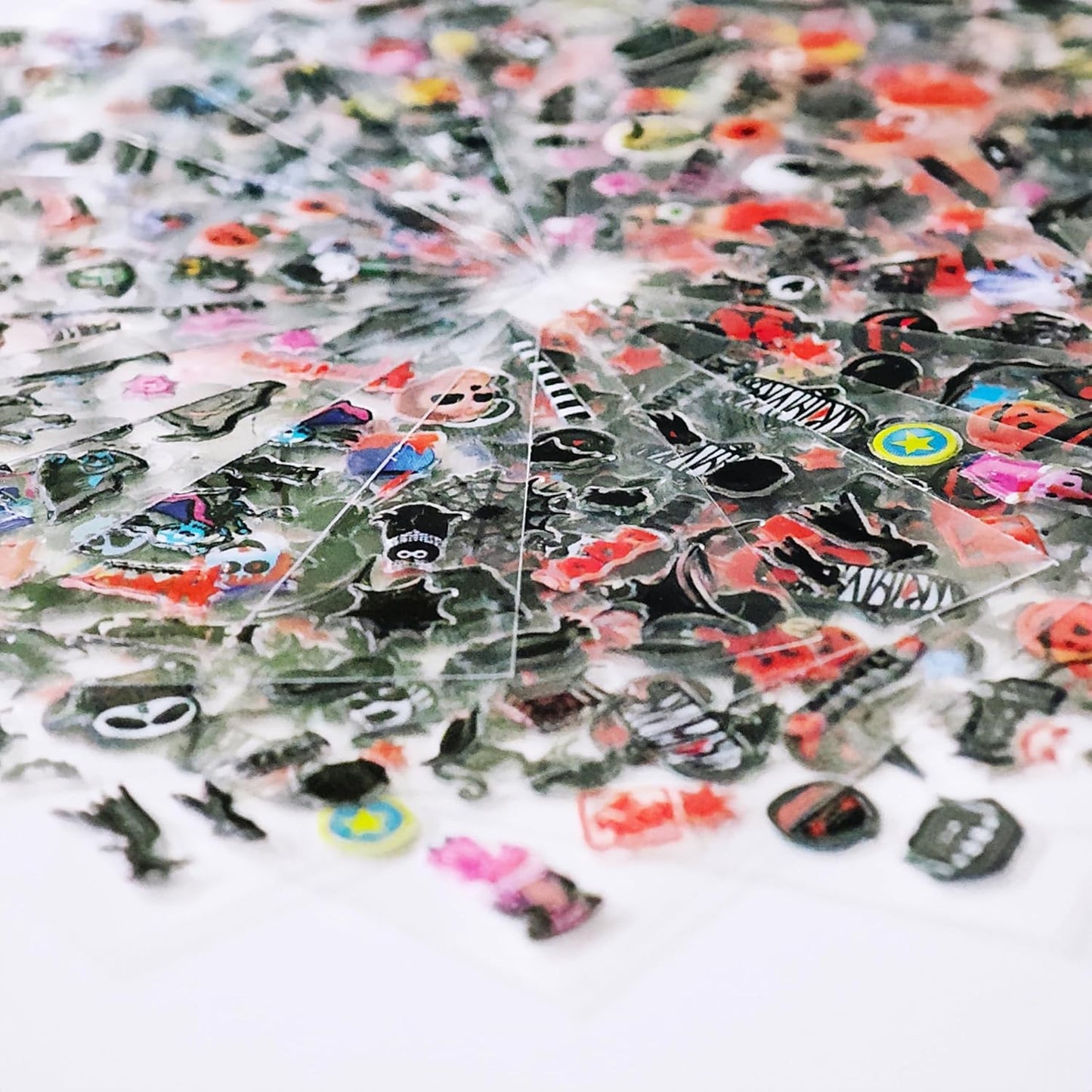 24 Sheets Halloween Nail Art Stickers Pumpkin Nail Stickers Self-Adhesive Nail Art Charms Nail Decals Ghost Sticker Nail Supplies Halloween DIY Nail Art Decoration Accessories for Women Kid Girls