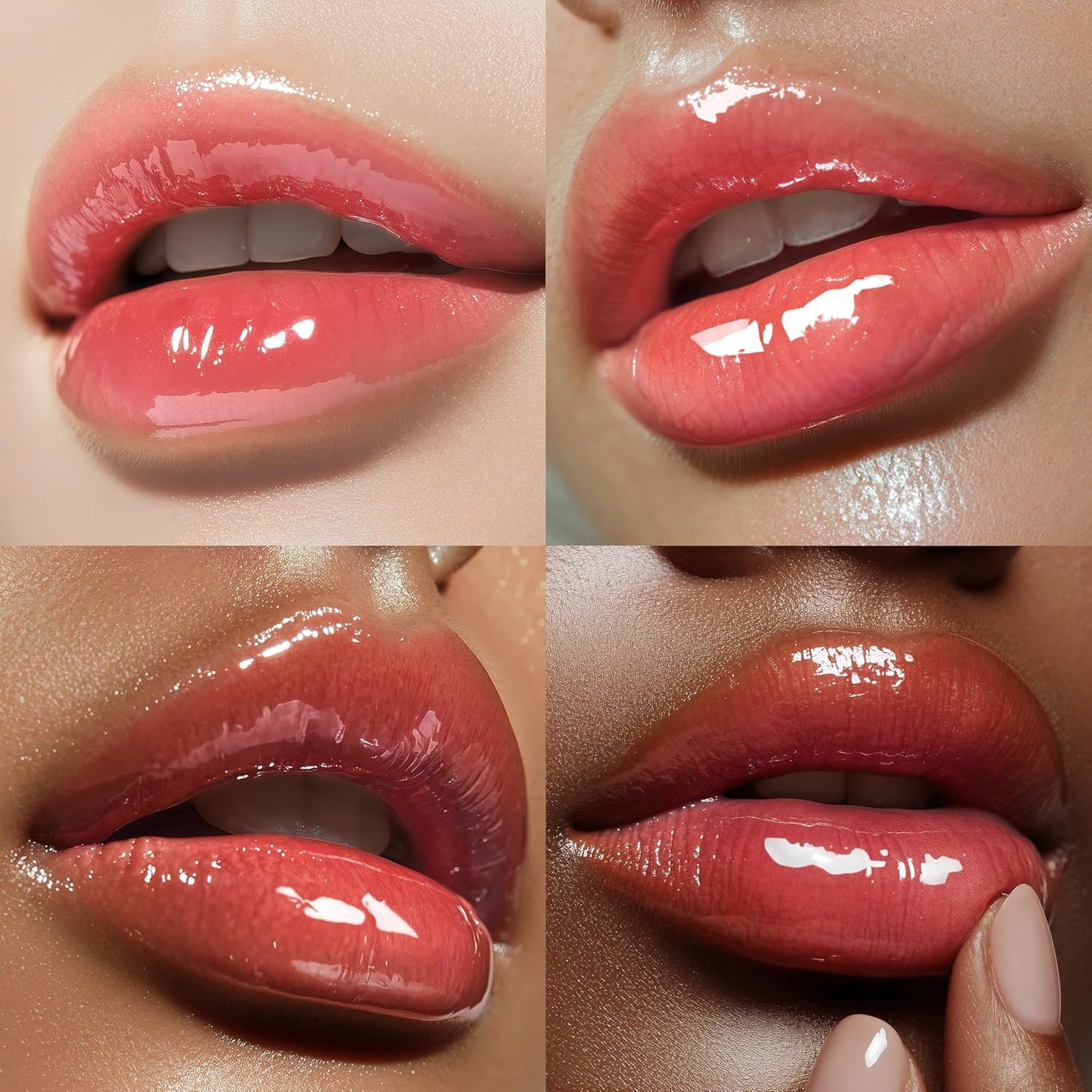 Espoir Couture Lip Tint Glaze #2 Odd Coral 0.14oz | Volumizing Lip Stain with Syrupy Shine | Long-Lasting & Vibrant Color for Radiant Lip Look | Moisturizing & Glossy Lip Tint | Korean Lip Makeup