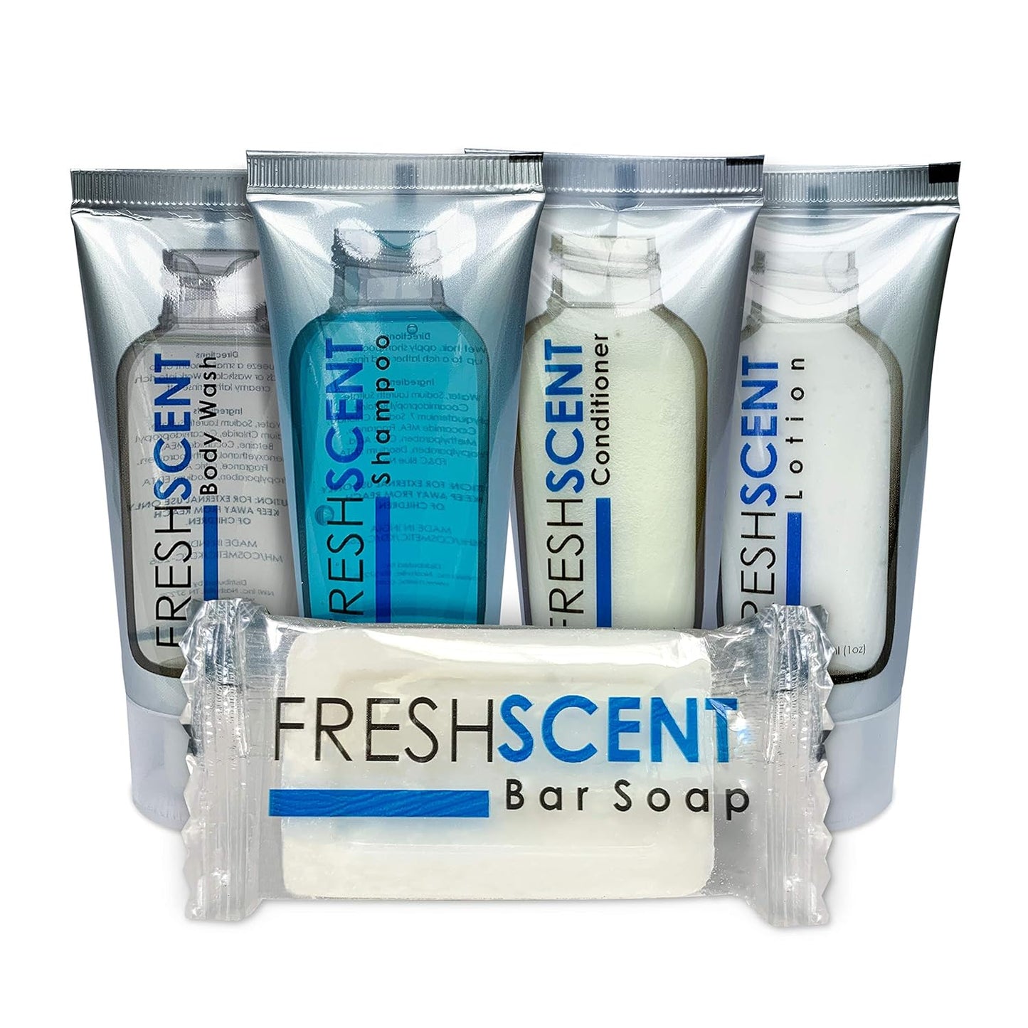 Freshscent Lotion 1oz (200 Pack) Hotel Travel Size, Bulk Amenities and Toiletries for Hospitality