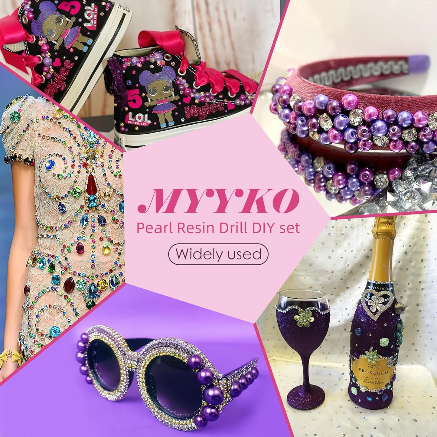 160g Purple Flat Back Pearls Rhinestones for Crafts Mixed Size 3mm-10mm AB Color Round Half Pearls Flatback Pearl Beads and Resin Rhinestones Set for Face Art