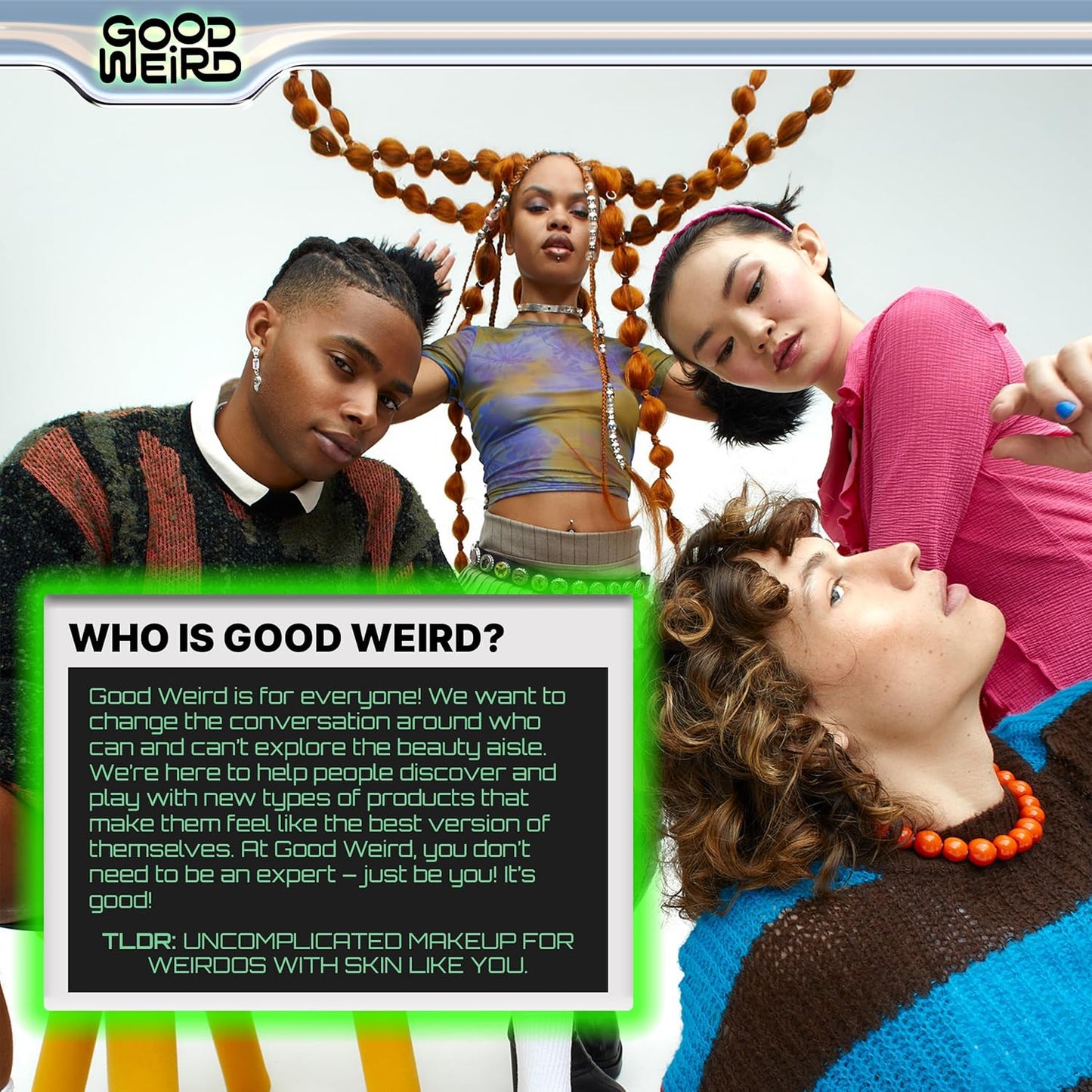 GOOD WEIRD Cold Brew Undereye - Vegan Caffeine Under Eye Serum Cream for Dark Circles and Wrinkles | For Men and Women | Brightening and Smoothing | Subtle Shimmer | Allure Award Winner 0.42 fl. oz.